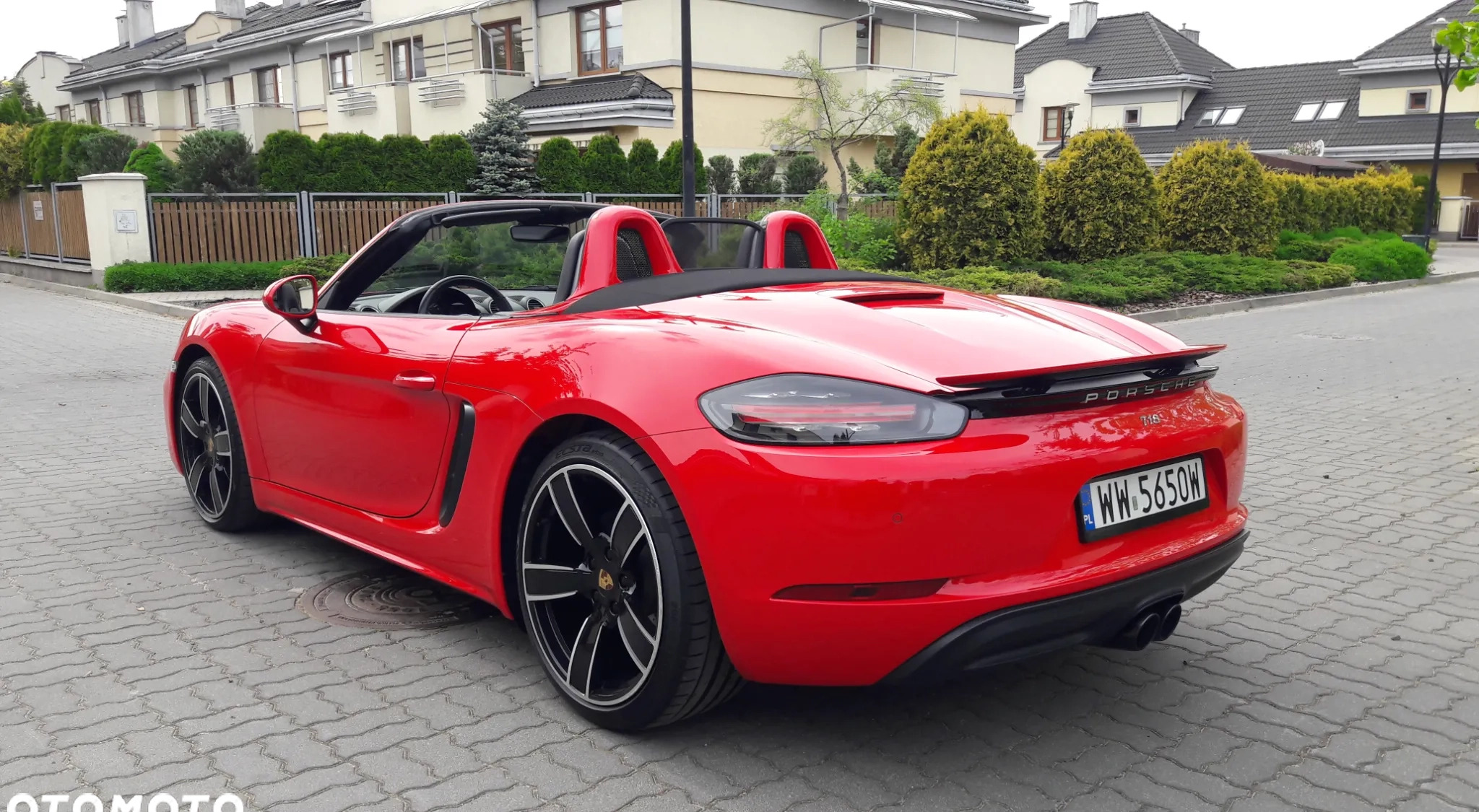 Porsche 718 Boxster cena 265000 przebieg: 58000, rok produkcji 2017 z Warszawa małe 529